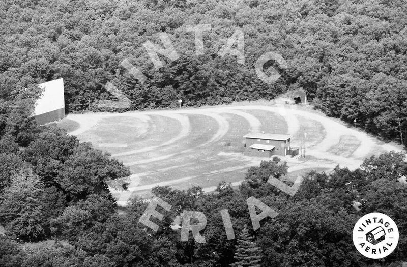 M-37 Drive-In Theatre - VINTAGE AERIAL (newer photo)